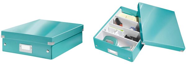 Leitz Click&Store A4 jégkék rendszerező doboz