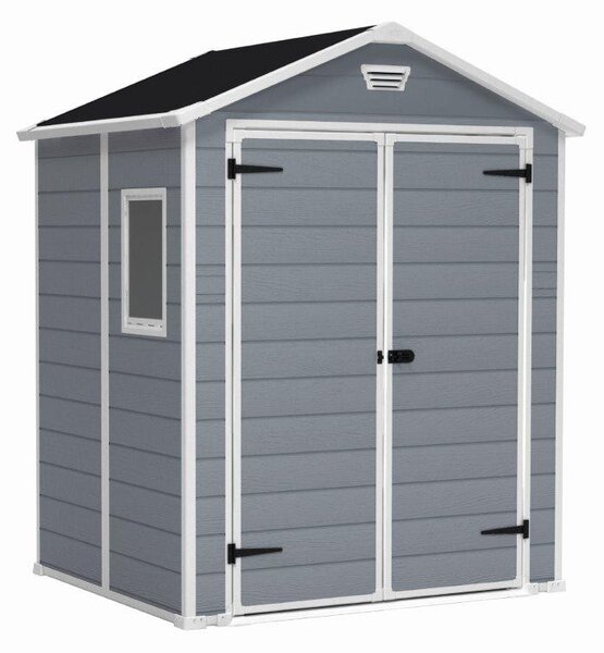 Kerti ház Keter MANOR 6 x 5 DD szürke / fehér