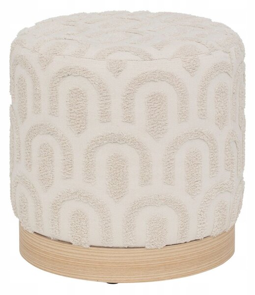Puff Blanco "copas" D38x38cm