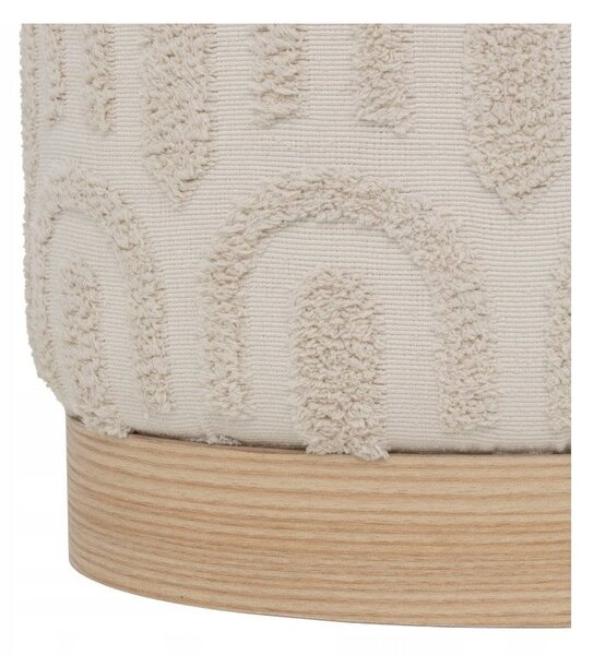 Puff Blanco "copas" D38x38cm