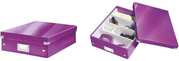 Leitz Click&Store A4 lila rendszerező doboz
