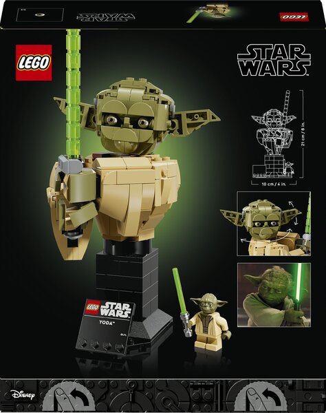 LEGO® Star Wars™ 75438 Yoda™ mellszobor