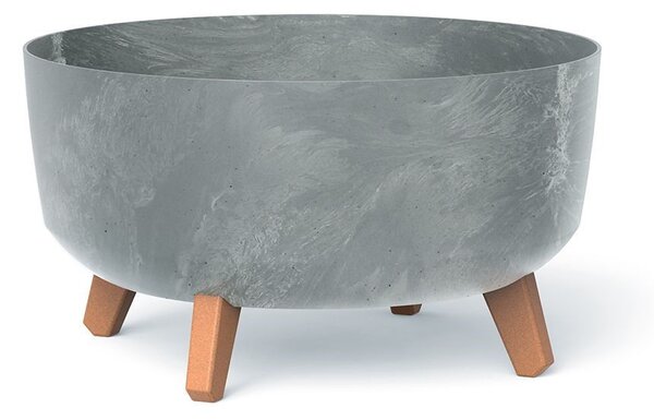 Prosperplast GRACIA LOW kaspó 38 cm beton effect
