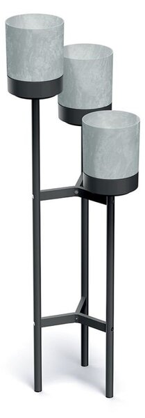 Prosperplast virágállvány Bloomie Stand szürke 42 cm