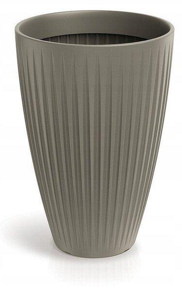 Maceta Latia Round High Ø60x58 Mocca