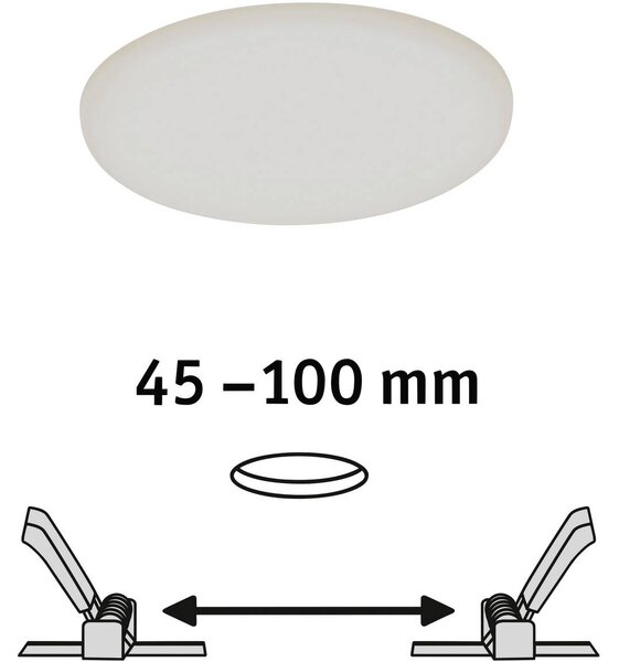Paulmann Veluna VariFit LED-es beépíthető lámpa LED 30 W Selyem (4064161217369)