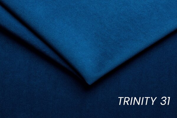 Laksaro balos ágyazható sarokkanapé - Trinity 31 kék bársony