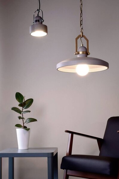 Deko Light Cygni Függőlámpa LED, Halogén E27 25 W Szürke (342101)