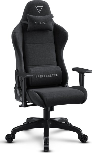 SENSE7 Spellcaster FUKU Gamer Szék, Fekete Szövet