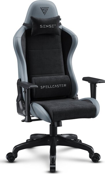 SENSE7 Spellcaster Fuku PU Gamer szék fekete/szürke