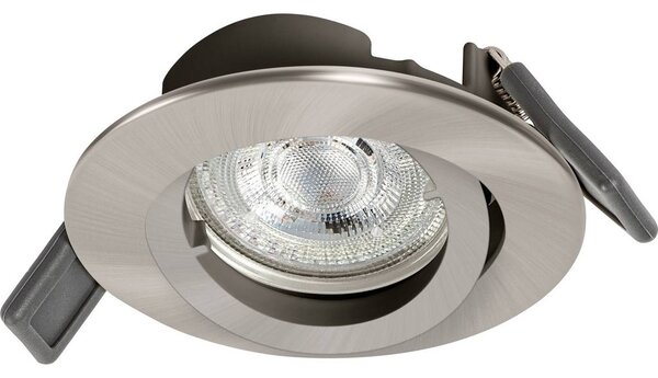 Osram Spotlight Recess Set Incl. LED 4.3W GU10 Brushed Nickel LED-es mennyezeti lámpa GU10 4.30 W Nikkel (matt) (4099854444548)