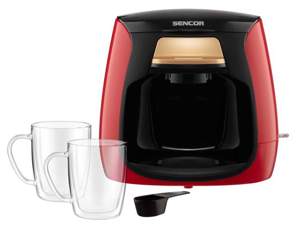 Sencor SCE 2101RD filteres kávéfőző piros