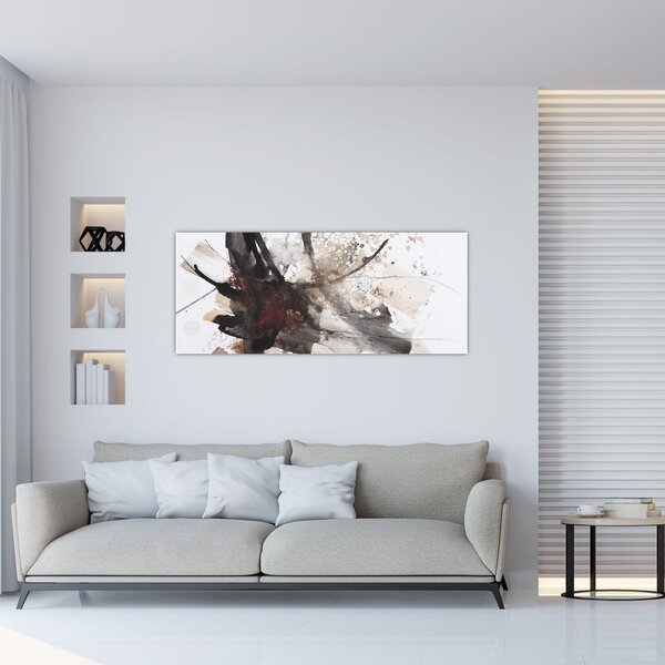 Egy absztrakt festmény képe (120x50 cm)