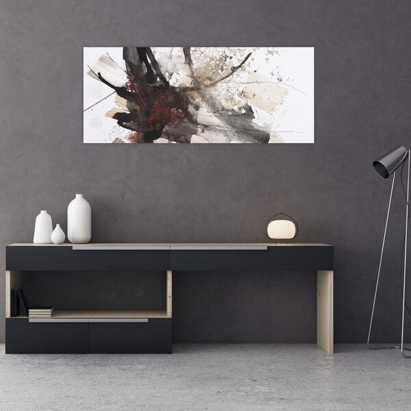 Egy absztrakt festmény képe (120x50 cm)