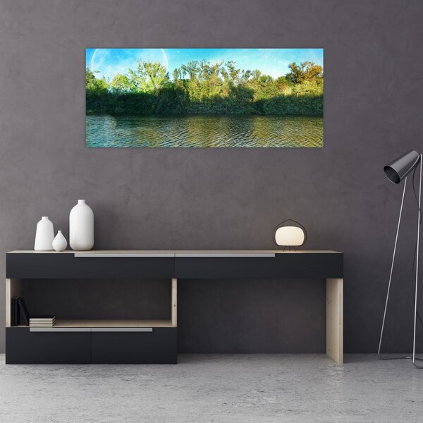 Kép - tó (120x50 cm)
