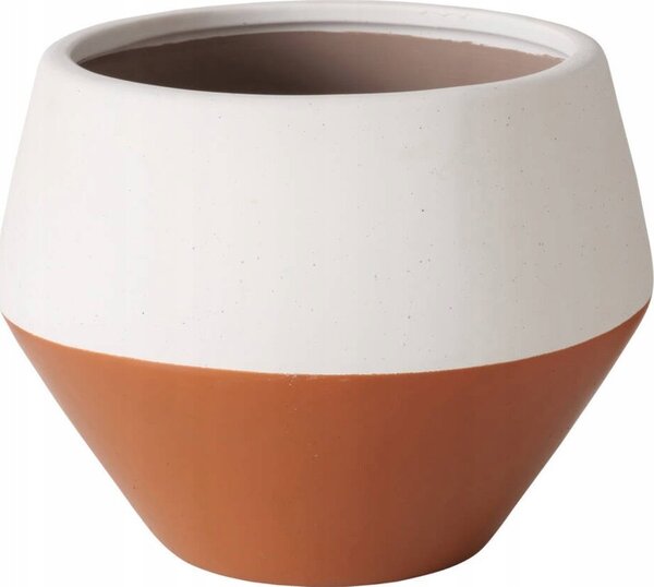 Boltze Dwukolorowa osłonka na doniczkę MARLIS, Ø 25,5 cm