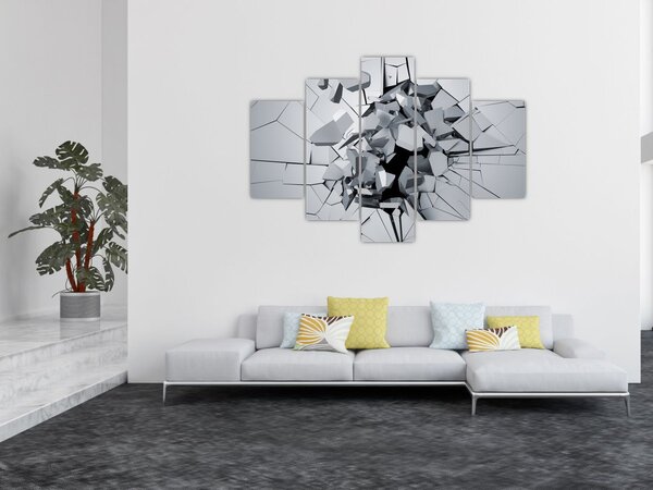 3D absztrakciós kép (150x105 cm)