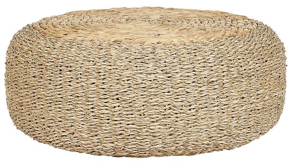 Natúr fonott puff ⌀ 50 cm BACKAN