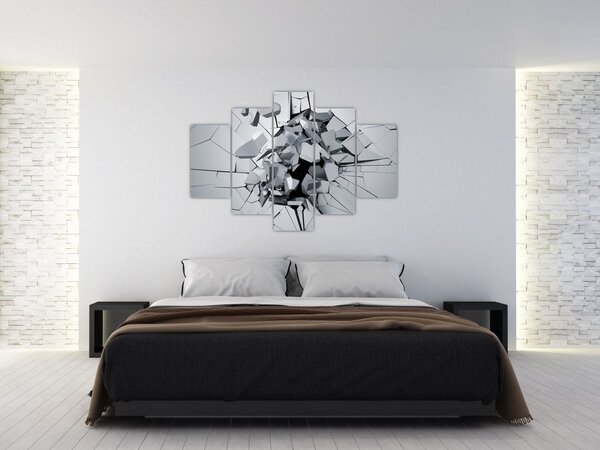 3D absztrakciós kép (150x105 cm)