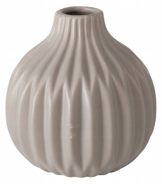 Ceramiczny wazon z tłoczonym wzorem ESKO, Ø 11 cm