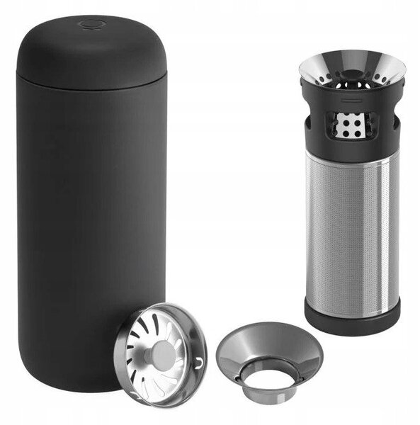 Fellow - Carter Infuser Set - Kubek Carter Move Mug Czarny 473 ml + Zaparzacz Carter Infuser