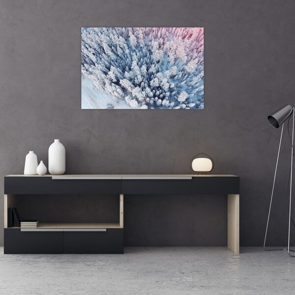 Havas fák képe (90x60 cm)