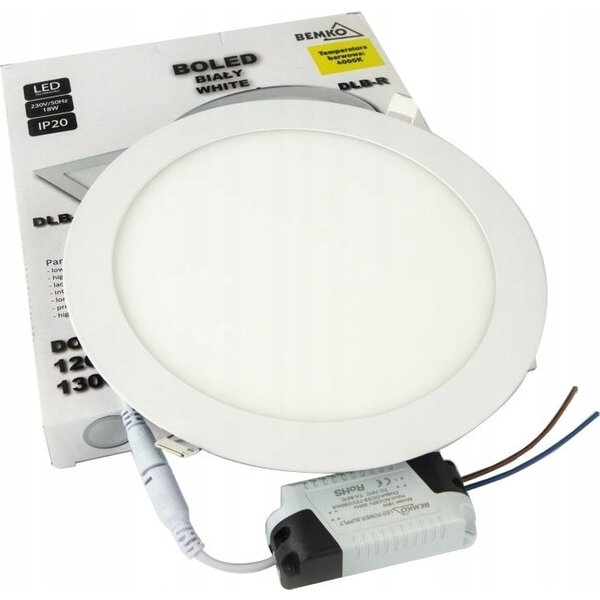 Lampa sufitowa Bemko Oprawa downlight LED Bemko C70-DLB-R-180-4K 18W 4000K