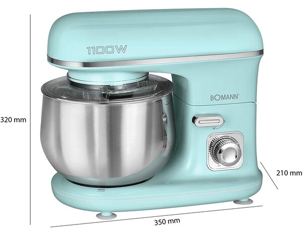 Bomann KM 6030 Konyhai Robotgép 1100W Mentazöld