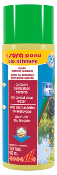 SERA 106669 Pond Bio Nitrivec - Kerti tó Ammónia és nitrit vízkezelés 500ml (600g)