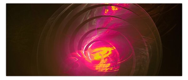 Kép - spirális absztrakció (120x50 cm)