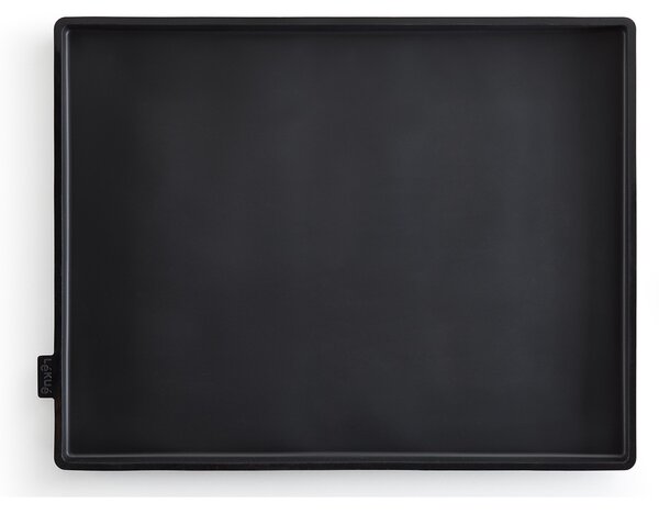 LÉKUÉ Non-spill szilikon sütőlap emelt peremmel 305x400mm fekete LK888045