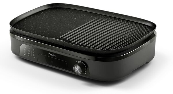 Philips Series 3000 HD6210/90 Elektromos Asztali Grillsütő 2400 Watt - Fekete