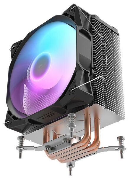 DarkFlash Ellsworth S11 Pro Black torony CPU hűtő ARGB