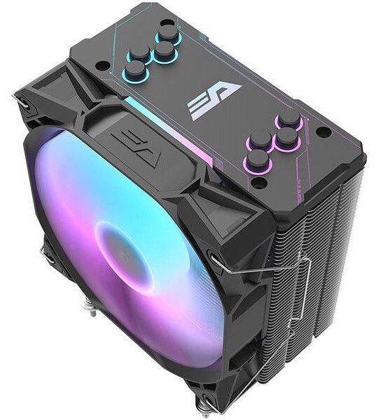 DarkFlash Ellsworth S11 Pro Black torony CPU hűtő ARGB