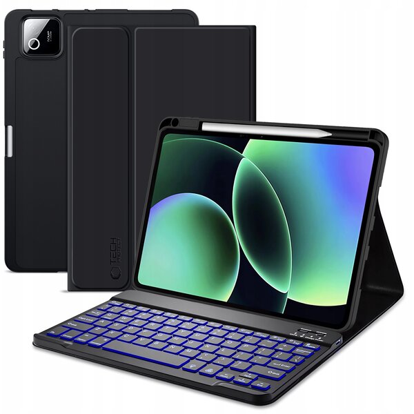 4kom.pl TECH-PROTECT SC PEN + KEYBOARD XIAOMI PAD 7 / 7 PRO / 8 / 8 PRO 11.2 BLACK