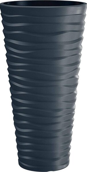 Prosperplast SAND SLIM virágcserép antracit 39 cm