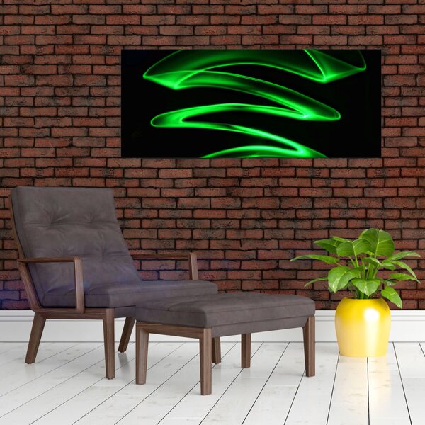 Kép - neonhullámok (120x50 cm)
