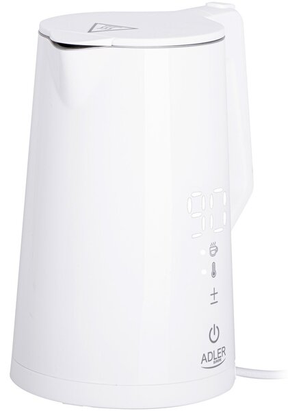 Adler AD 1345 1.7L Vízforraló LED kijelzővel - Fehér