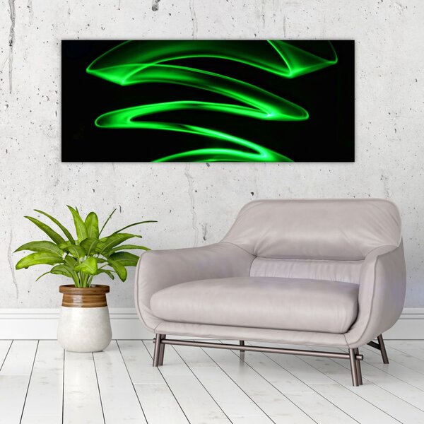 Kép - neonhullámok (120x50 cm)
