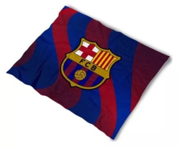 FC Barcelona Címeres Polár pléd 120 x 150 cm - Mintás
