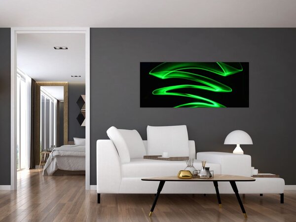 Kép - neonhullámok (120x50 cm)