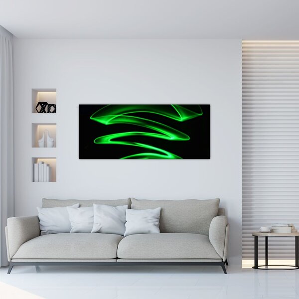 Kép - neonhullámok (120x50 cm)
