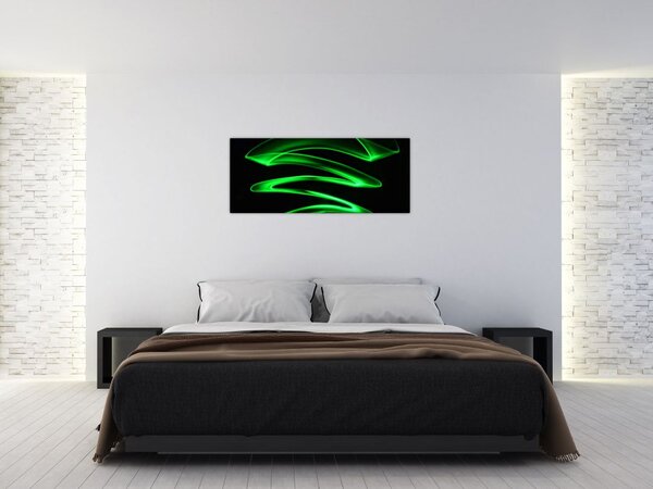 Kép - neonhullámok (120x50 cm)