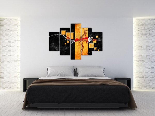 Absztrakt kép - Táncosok (150x105 cm)