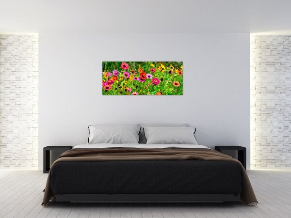 Réti virágok képe (120x50 cm)