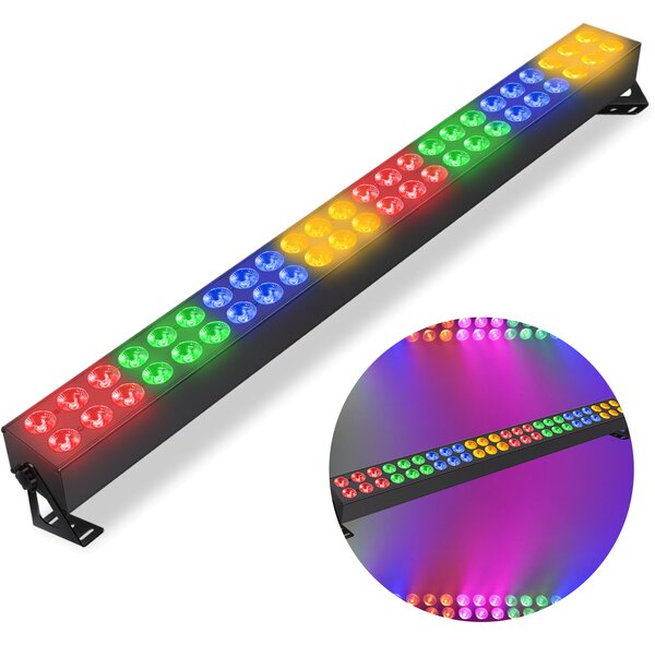 LIGHT4ME PIXEL BAR 48 RGBA listwa oświetleniowa oświetlenie sceniczne dekoracja światłem 48x3W LED