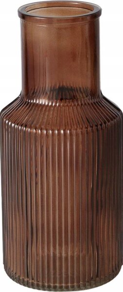 Boltze Prążkowany wazon szklany MISAM, 22 cm