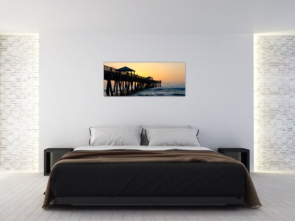 Tengerpart képe (120x50 cm)
