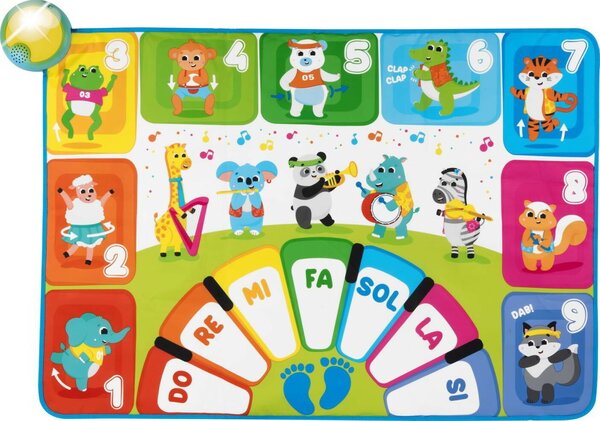Chicco Happy Music Interaktív Oktató zenélő játszószőnyeg 2 játékmóddal