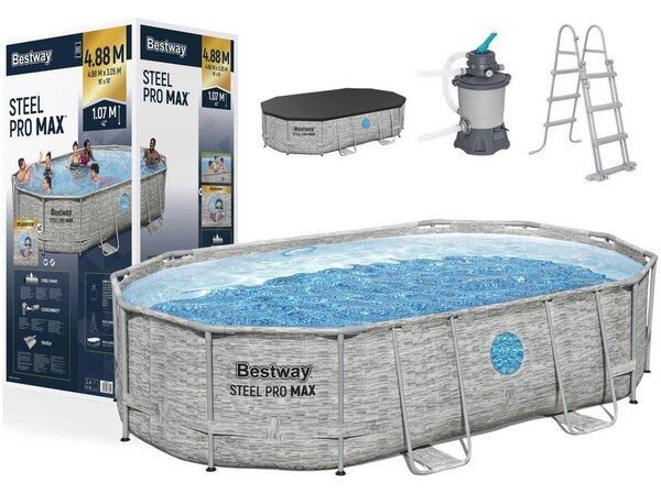 Bestway 56946 Rack Medence 427x250x100 cm
